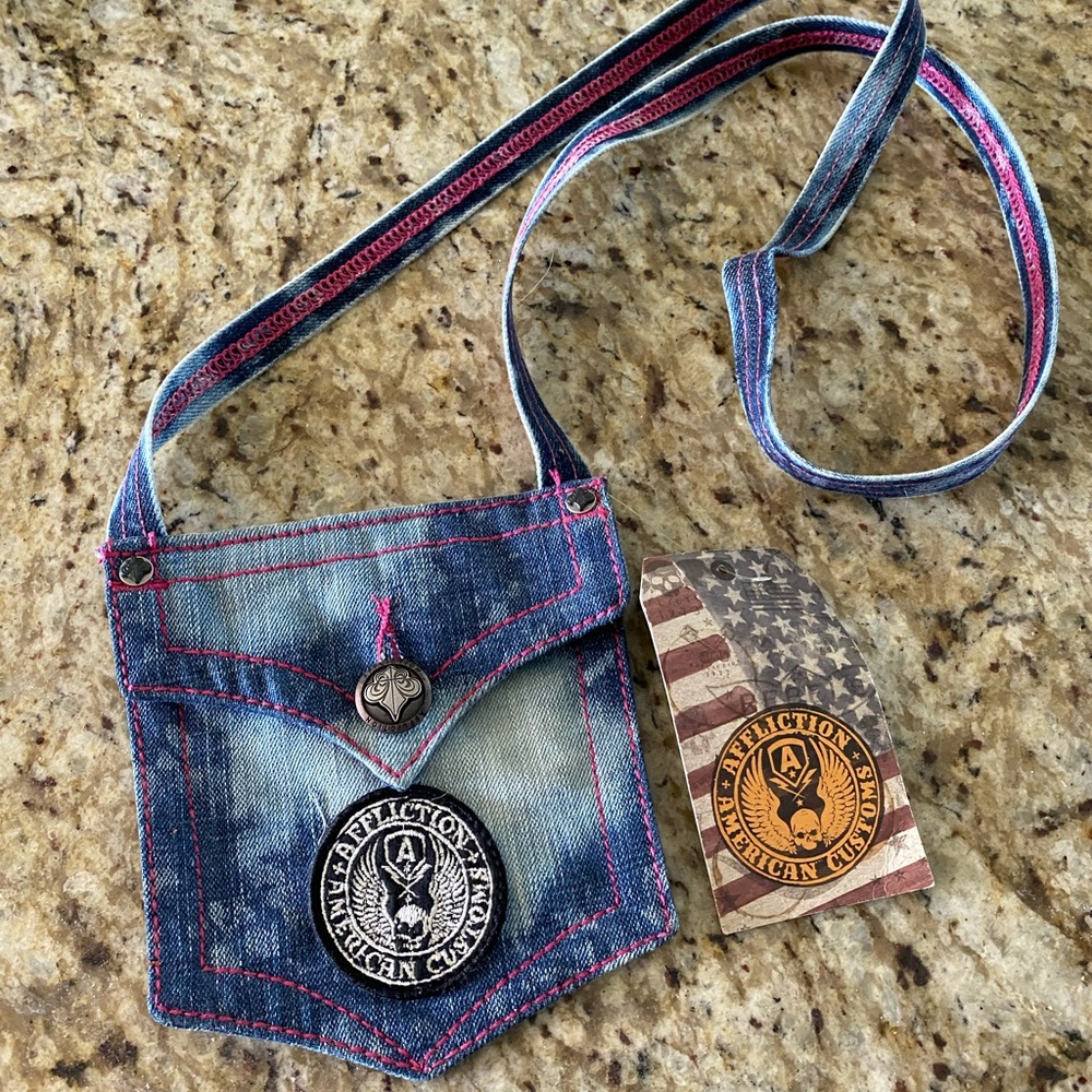 Affliction crossbody bag